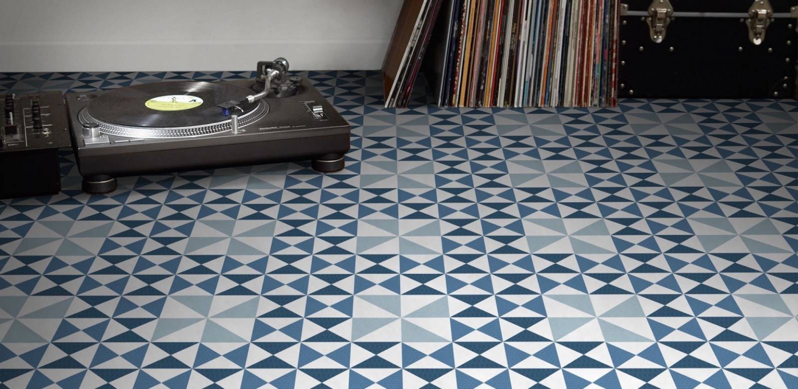 Carrelage Inspiration Carreaux Ciment bleu - KEROS CERAMICA
