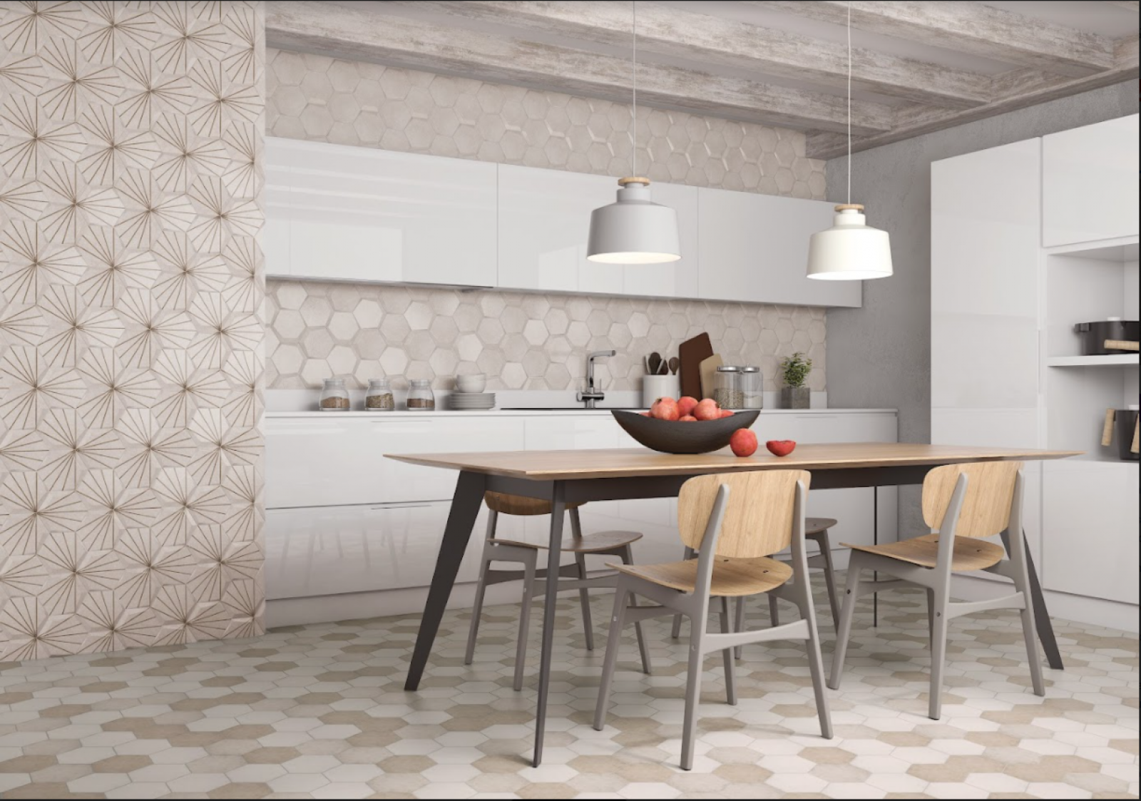 Carrelage hexagonal - Tendance Nouvelle Bohème - DECUS CERAMICA