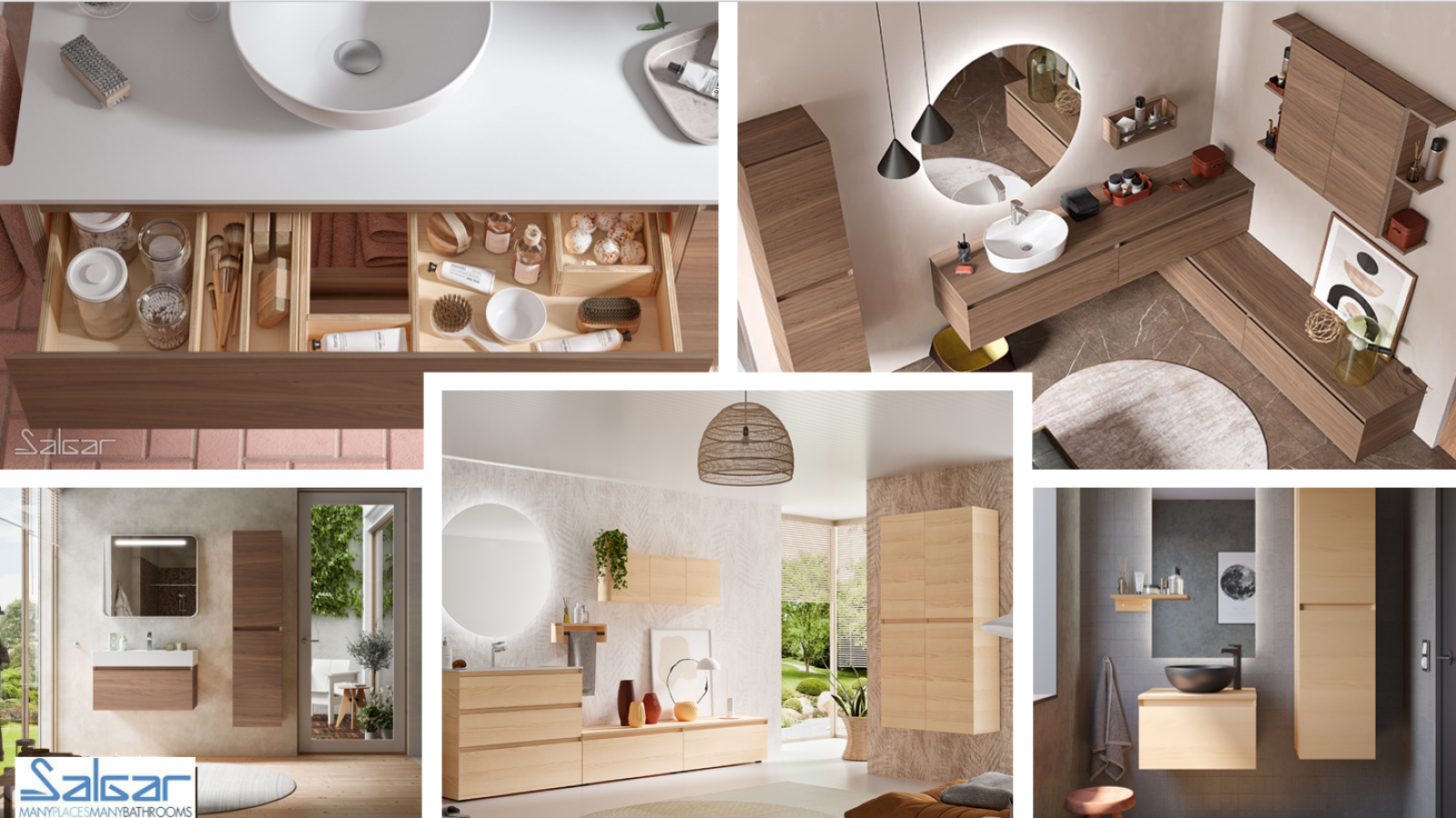 Inspiration Bois - Meubles de salle de Bain SALGAR chez Direct Materiaux Zone des Paluds Aubagne