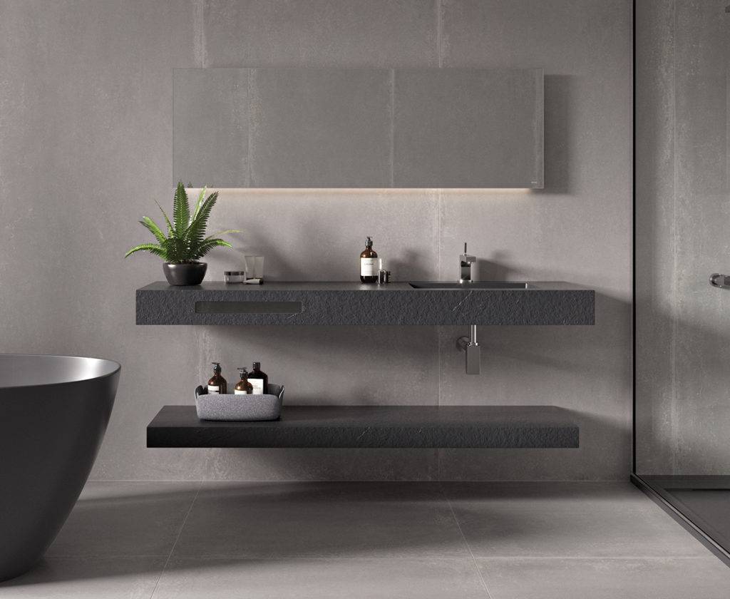 Plan de toilette avec Vasque intégrée sur mesure