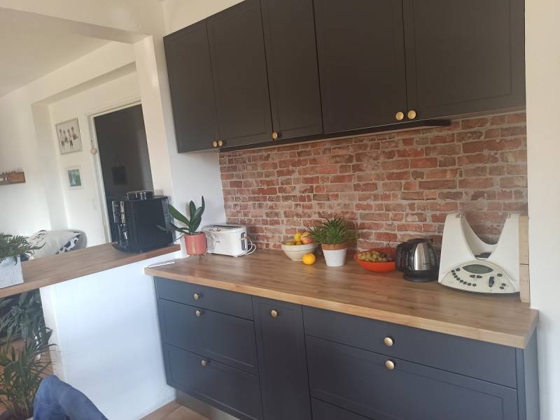 Carrelage mural effet brique à Aix en Provence