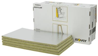 LAINE DE VERRE panneau ROCFLAM