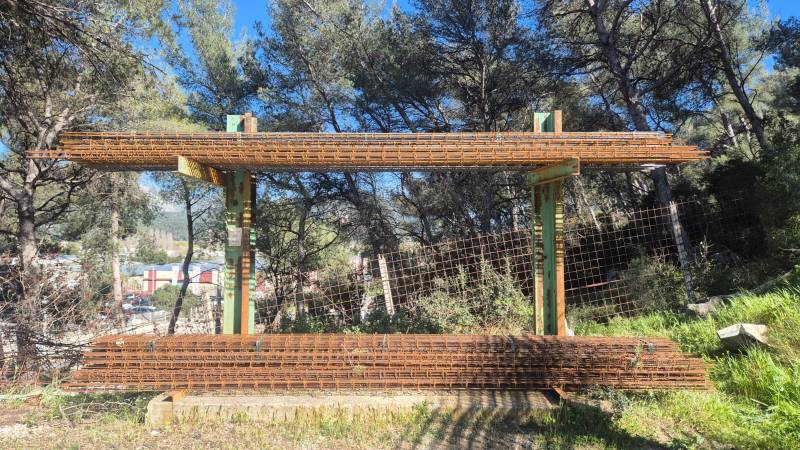 Ferrailles de fondation, fers à béton, chaînages et treillis soudés à Aix en Provence 