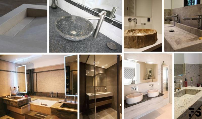 Salle de Bain et Vasque en Pierre Naturelle