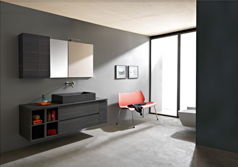 Vasque à poser noire pour une déco design et contemporaine - SCARABEO