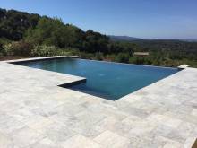 Notre zone d'activité pour ce service Tarif 2026 pour travertin en pierre naturel d'extérieur gris ou beige